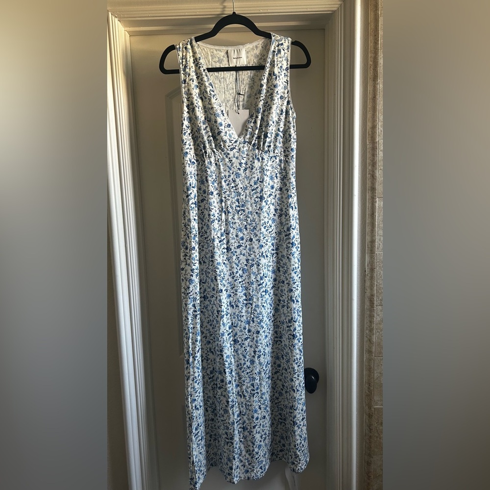brayden knit dress Reformation | Dresses | Nwt Reformation Embroidered maxi